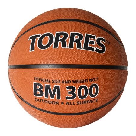 Купить Мяч баскетбольный  "TORRES BM300" р.3  в Баймаке 